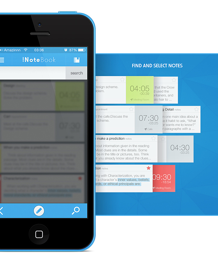 !NoteBook笔记应用-交互设计（图ZMTQ5NDc5NjQ=） - APP界面 - 站酷设计师JKingDesign原创素材 - 站酷ZCOOL