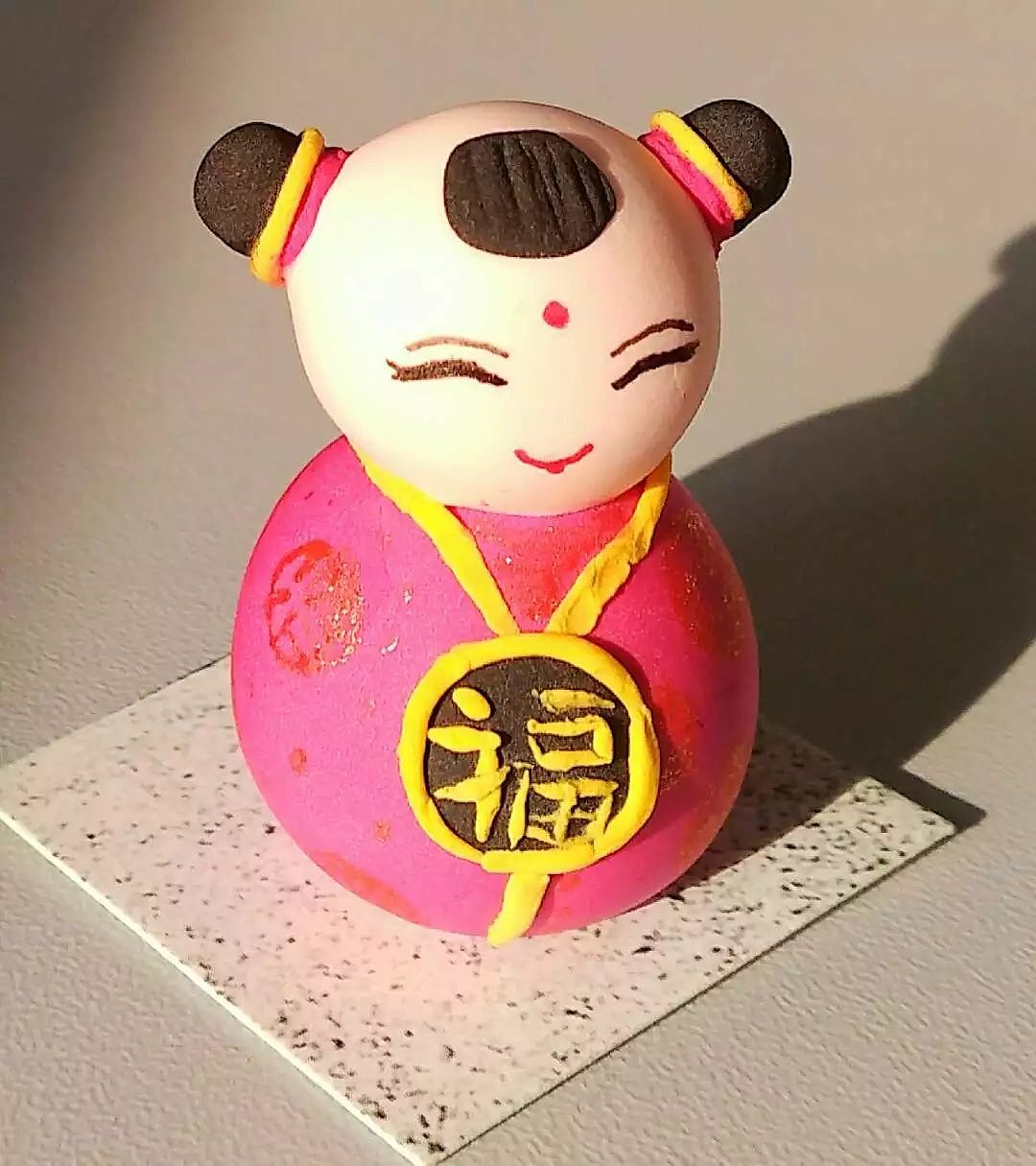 微型黏土 福娃