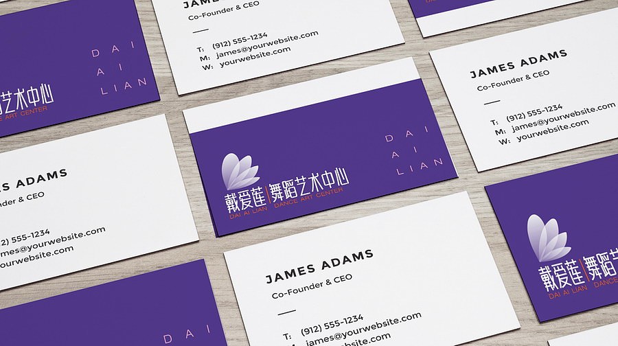 戴爱莲少儿芭蕾舞品牌设计