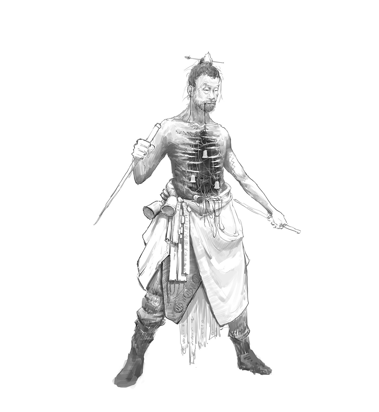 一些臆想的古代神话世界的人物们（图ZMTYxOTQzNjE2） - 概念设定 - 站酷设计师Rentao_2210原创素材 - 站酷ZCOOL