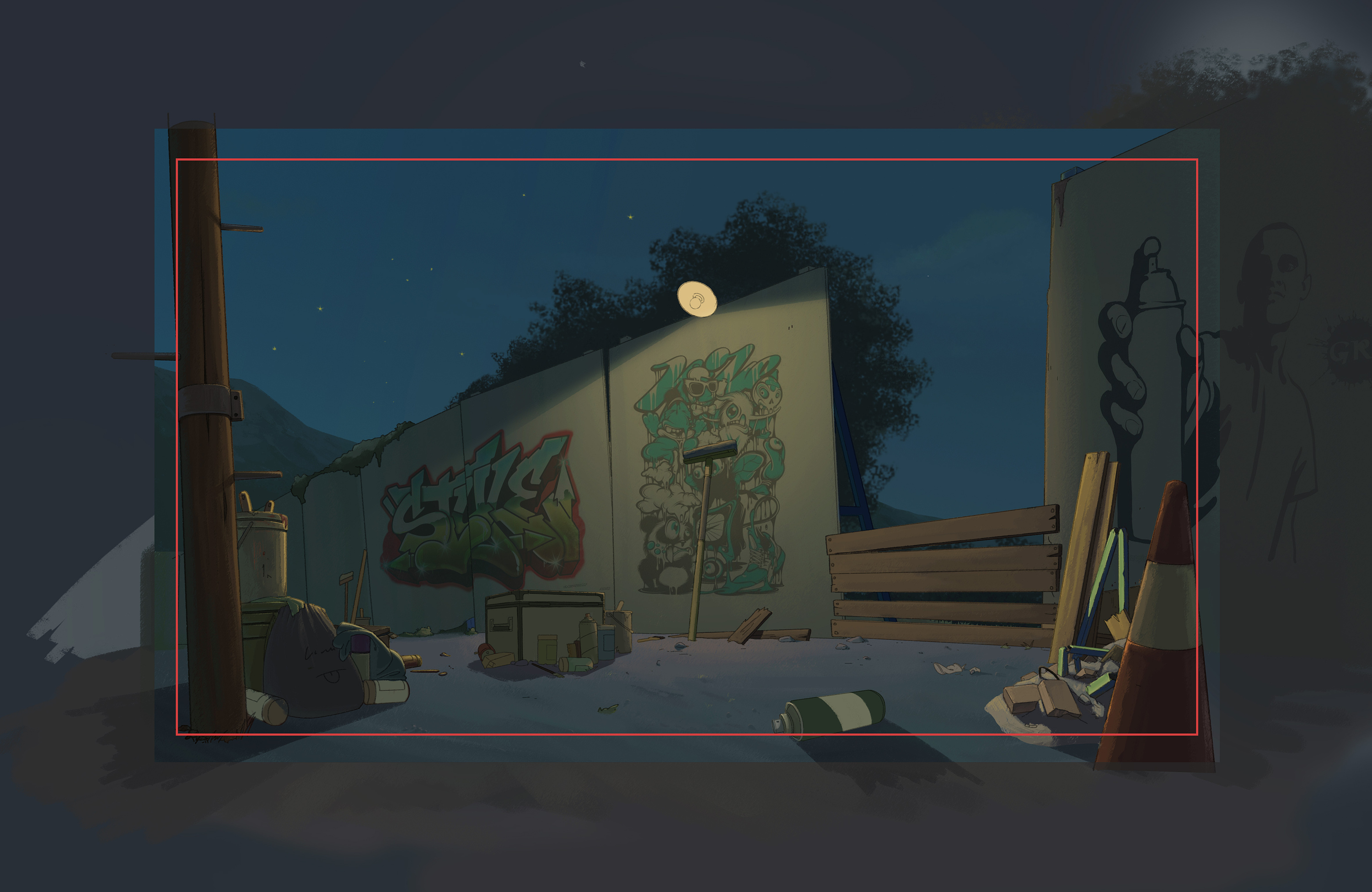 二维场景 概念图