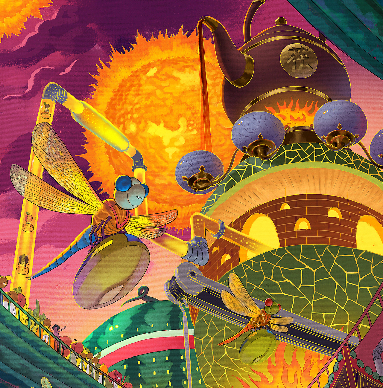 夏（图ZMjE3NjMwNjI0） - 商业插画 - 站酷设计师大沥梁海强原创素材 - 站酷ZCOOL