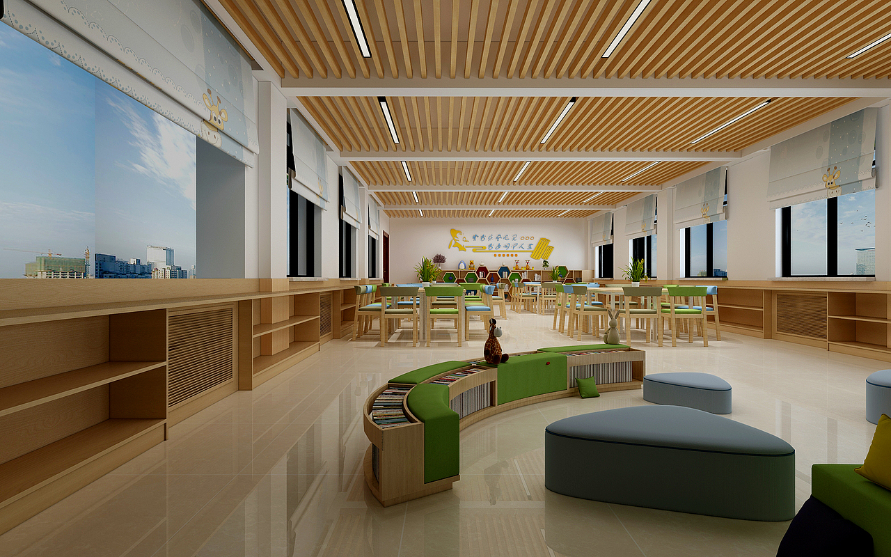 杜甫川小学图书室与德育室