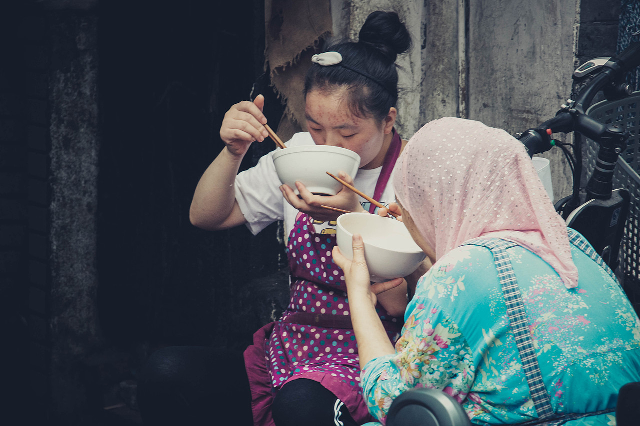 西安街头 -(摄影作品)