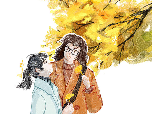 漫畫《明天也要去散步》（個(gè)人主頁(yè)-ZNzE1NDEwNDQ=） - 短篇/格漫 - 站酷設(shè)計(jì)師會(huì)飛的小王原創(chuàng)素材 - 站酷ZCOOL