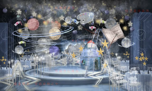 愿你会坐火箭,带我到太空去