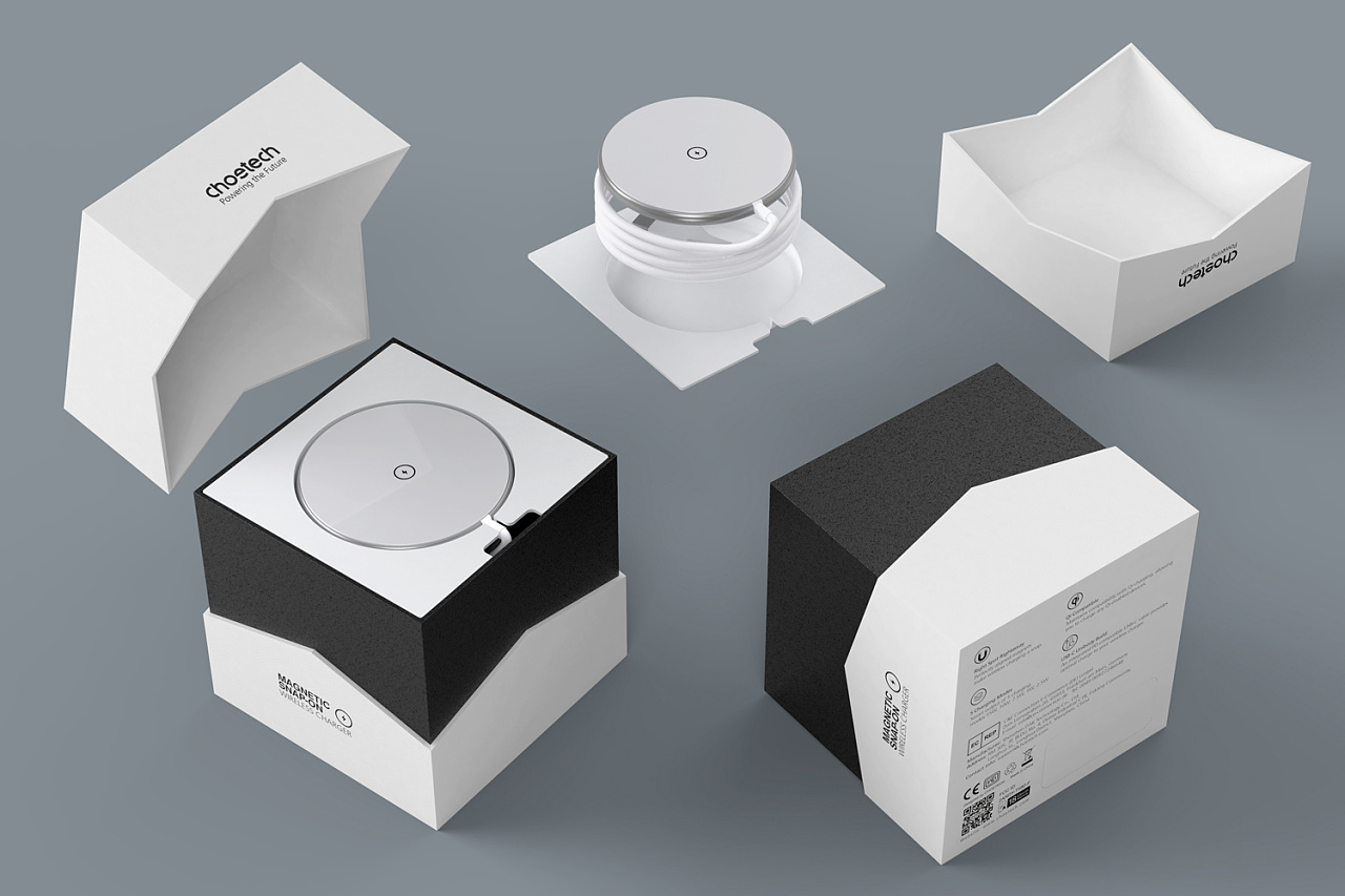 磁吸无线充包装设计提案