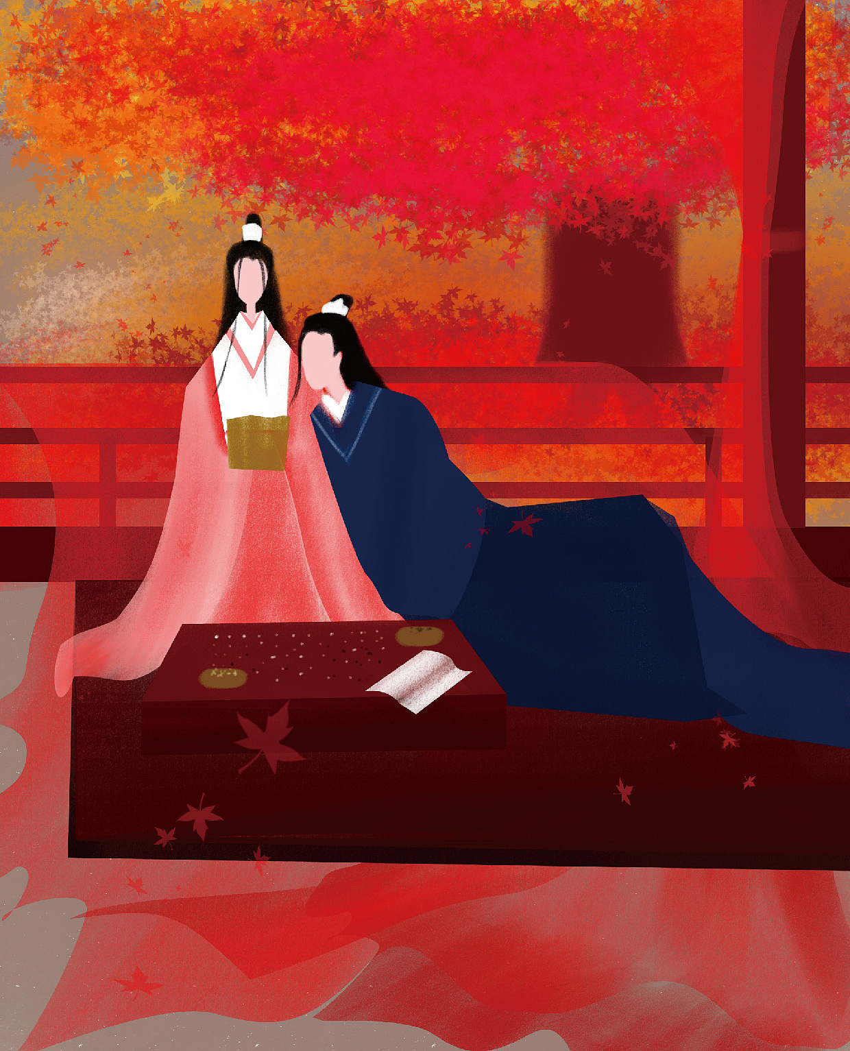 《刺客列传-执离》古人无复洛城东,今人还对落花风...