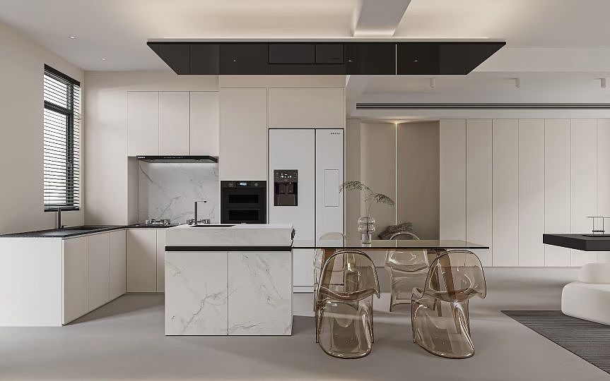 极简男奶油效果图表现