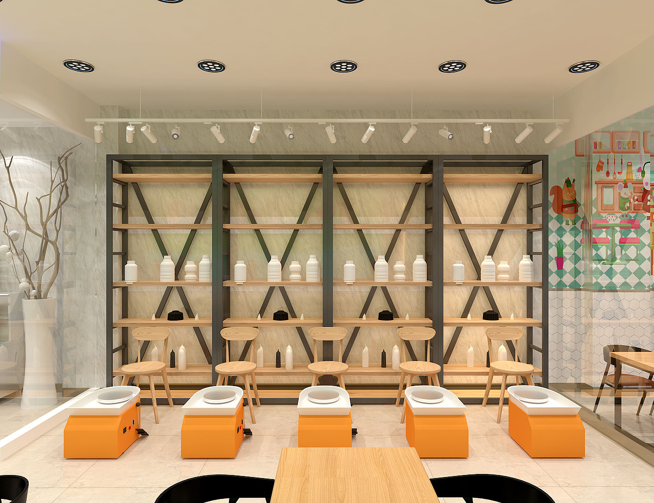 开陶艺店就选时指间 手工DIY制作乐趣多多