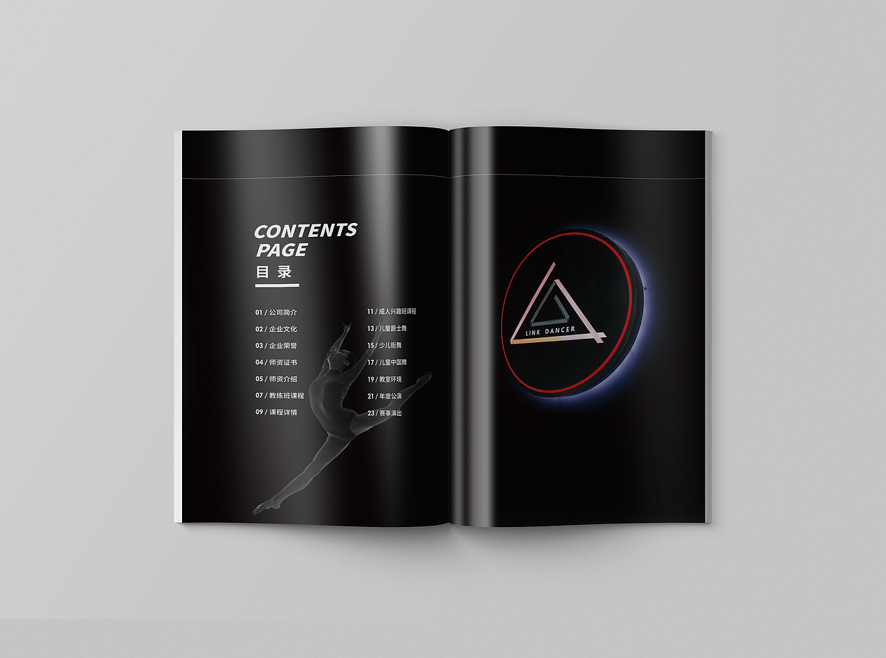 舞蹈画册 宣传画册