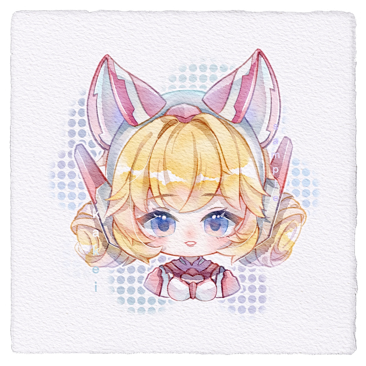 最近画的同人qq头