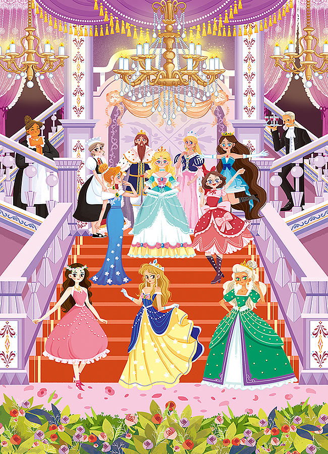 全景创意磁力贴:闪亮闪亮小公主