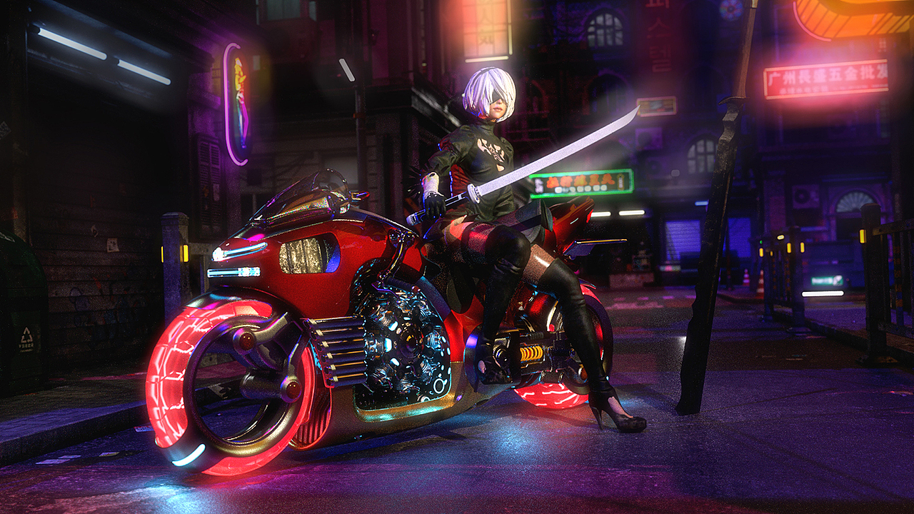 尼尔机械3D（图ZMTkxOTczMDk2） - 人像摄影 - 站酷设计师修图师徐进原创素材 - 站酷ZCOOL