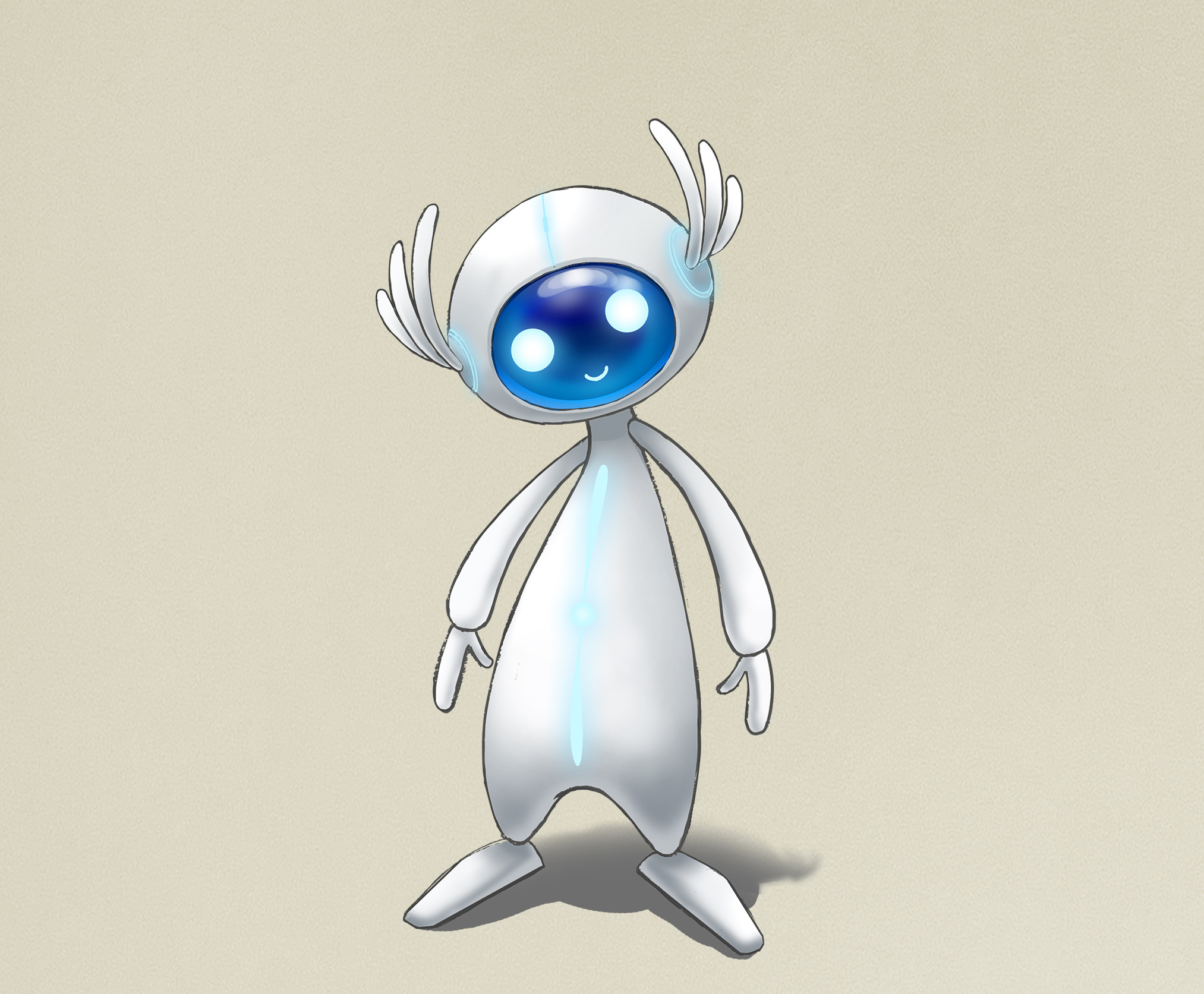 某ai品牌吉祥物设计初稿