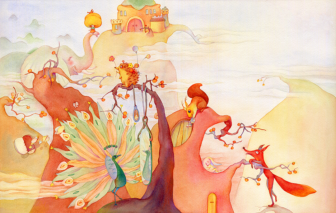 月光音乐会上的意外（图ZMjYxNDY1NTM2） - 儿童插画 - 站酷设计师尚下_画画人原创素材 - 站酷ZCOOL