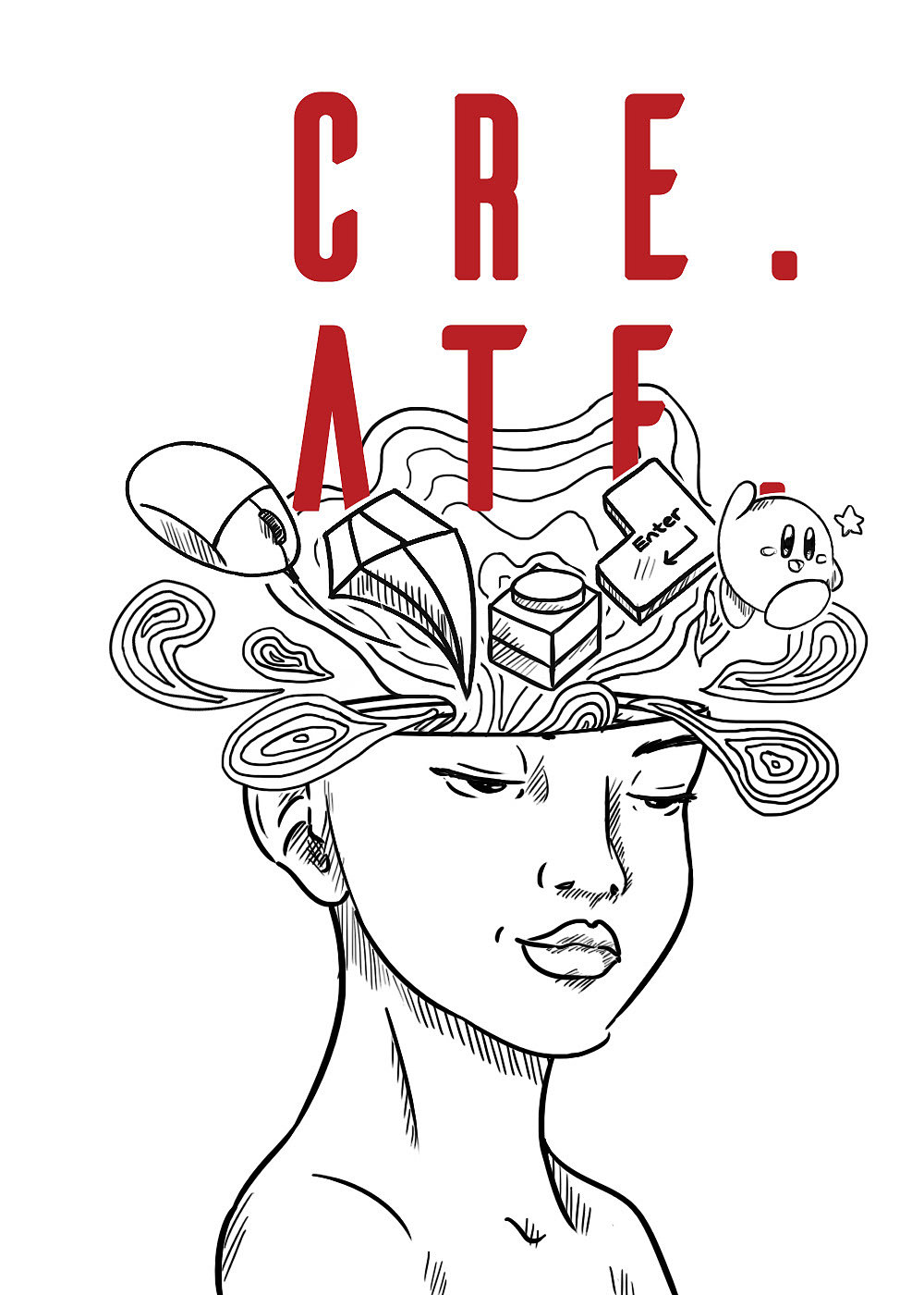 CREATE（图ZMjcyMjA5MjQw） - 创作习作 - 站酷设计师TingTing_Ruan原创素材 - 站酷ZCOOL