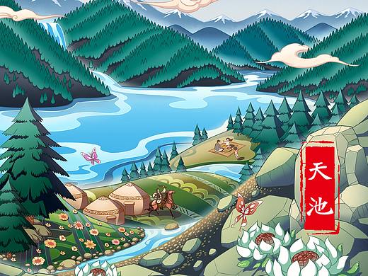 新疆名胜-天山天池