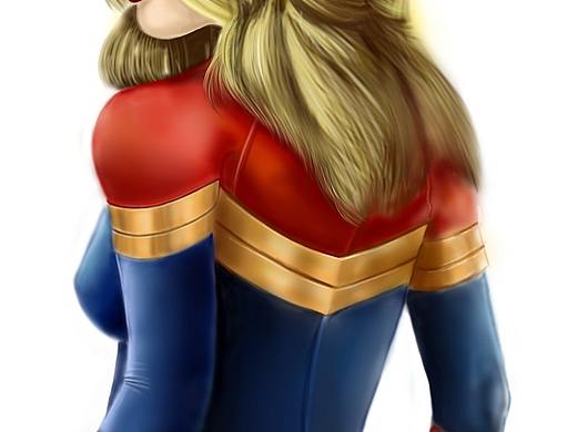 [伪插画]惊奇女士（个人主页-ZMjgxNDk2NzY=） - 艺术插画 - 站酷设计师才北疏原创素材 - 站酷ZCOOL