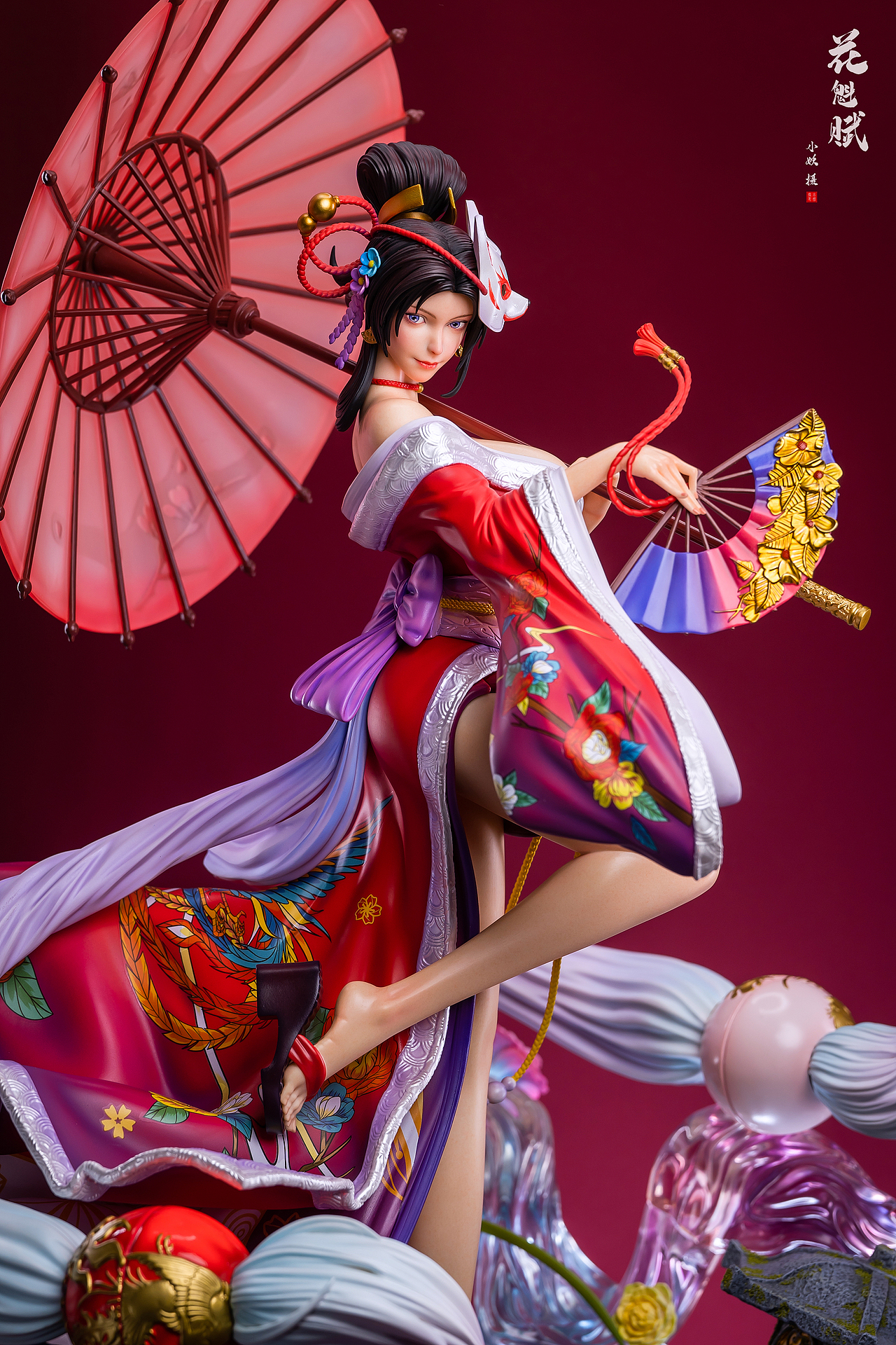 花魁赋雕像摄影