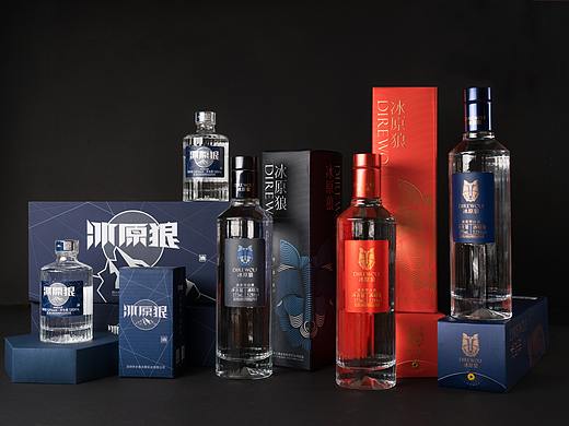 “冰原狼”白酒包装设计