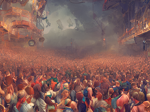 #AI创作实验室#剧院内，人群（个人主页-ZNjI1OTY2NDQ=） - AI作品 - 站酷设计师班机原创素材 - 站酷ZCOOL