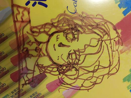 随手在车上画的