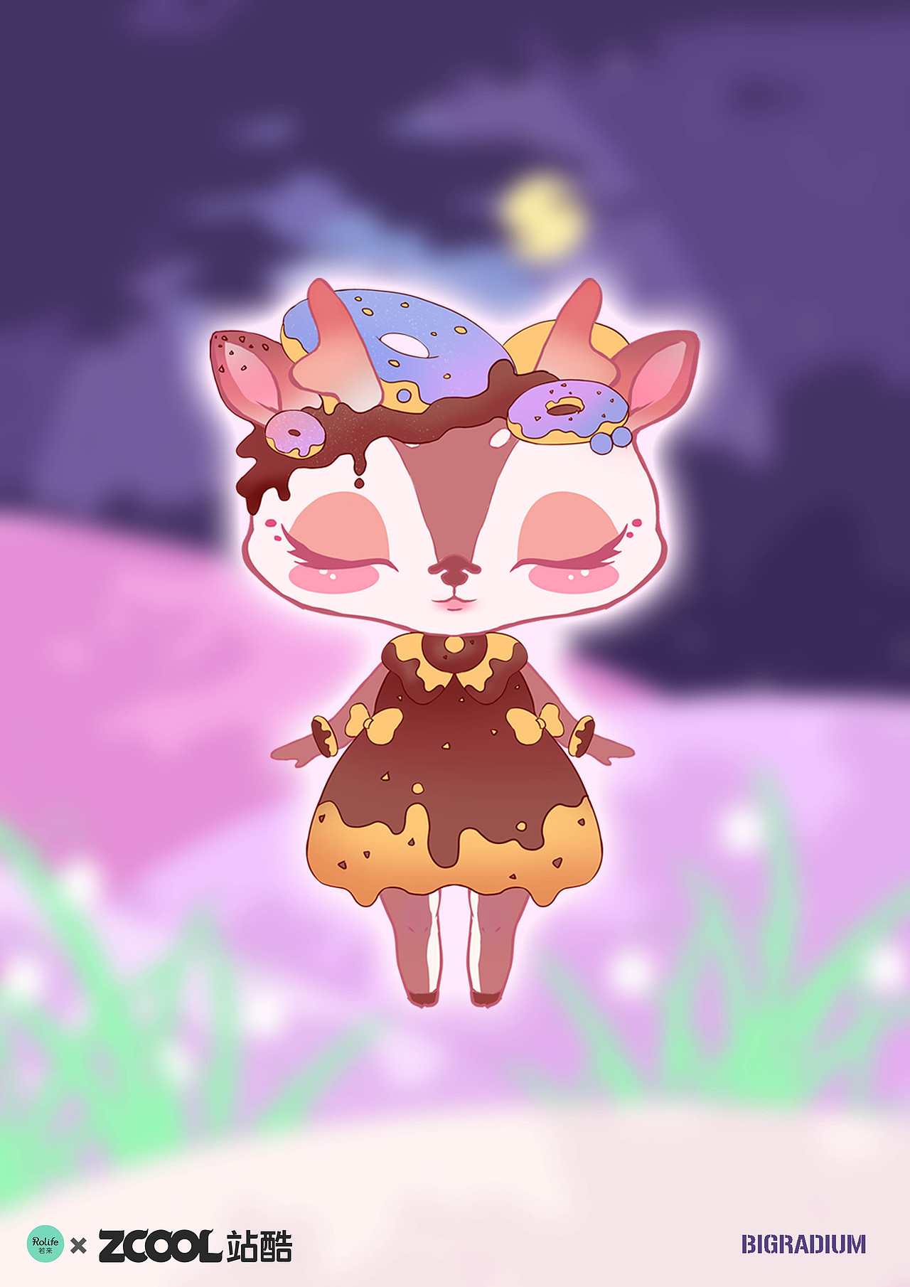 精灵鹿若来新文创中国设计有力量ip形象设计大赛