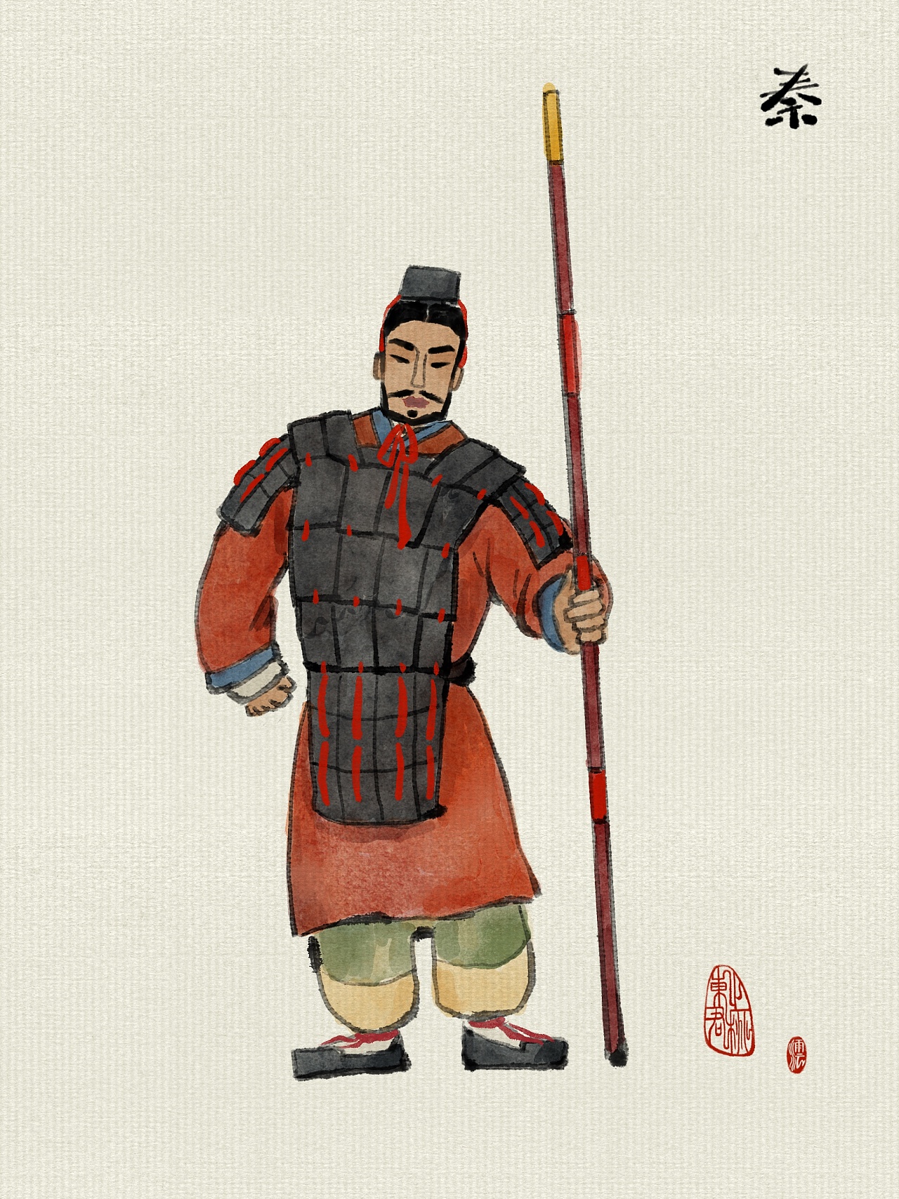 古风 国画人物 装束复原 -汉民族历朝代服饰