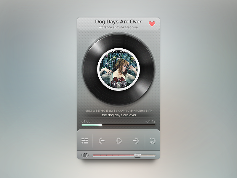【BigD-11th】-music player（图ZMjM4OTE2NDQ=） - APP界面 - 站酷设计师灿头原创素材 - 站酷ZCOOL