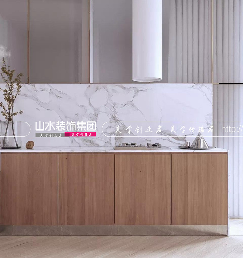 轻奢原木风,小户型新中式就该这样装修设计,典范!