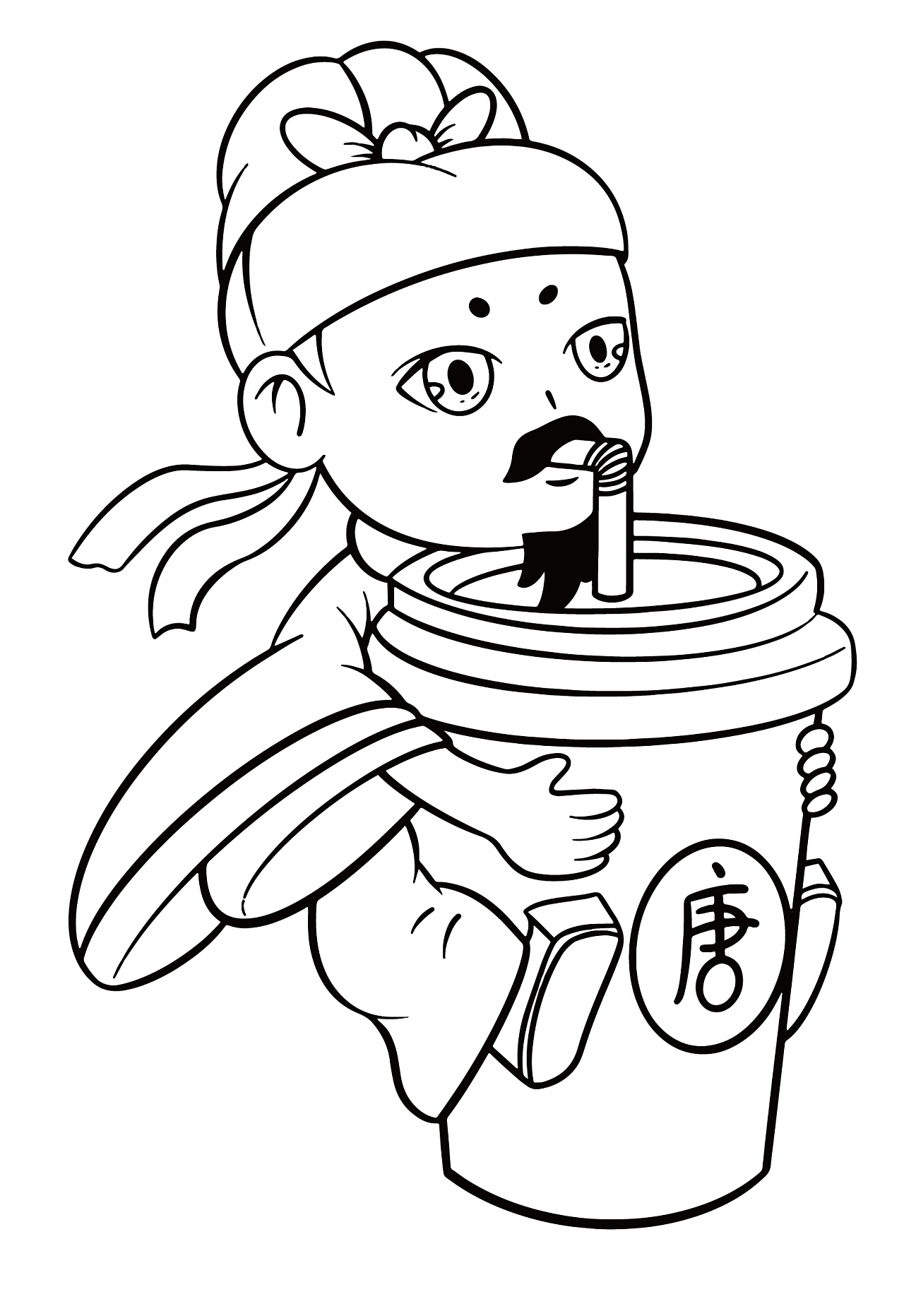 杜甫6个q版形象|插画|新锐潮流插画|天工潮玩 - 原创作品 - 站酷