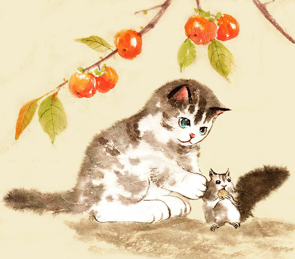 去年年底的几只猫咪（图ZNDAzMTY2NjA=） - 商业插画 - 站酷设计师万城的城原创素材 - 站酷ZCOOL