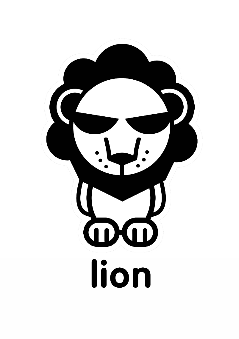 用于t恤图案,淘宝店铺:lion原创个性潮牌