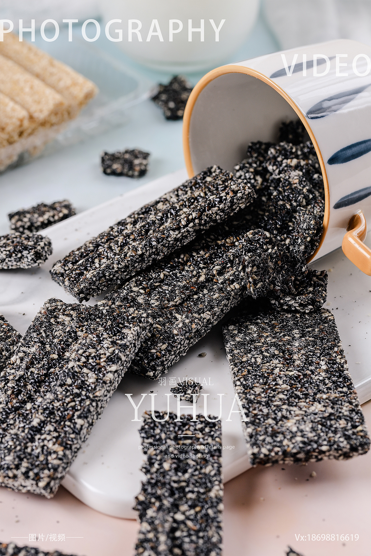 花生酥摄影芝麻酥白芝麻黑芝麻糖拍照零食休闲小吃拍摄