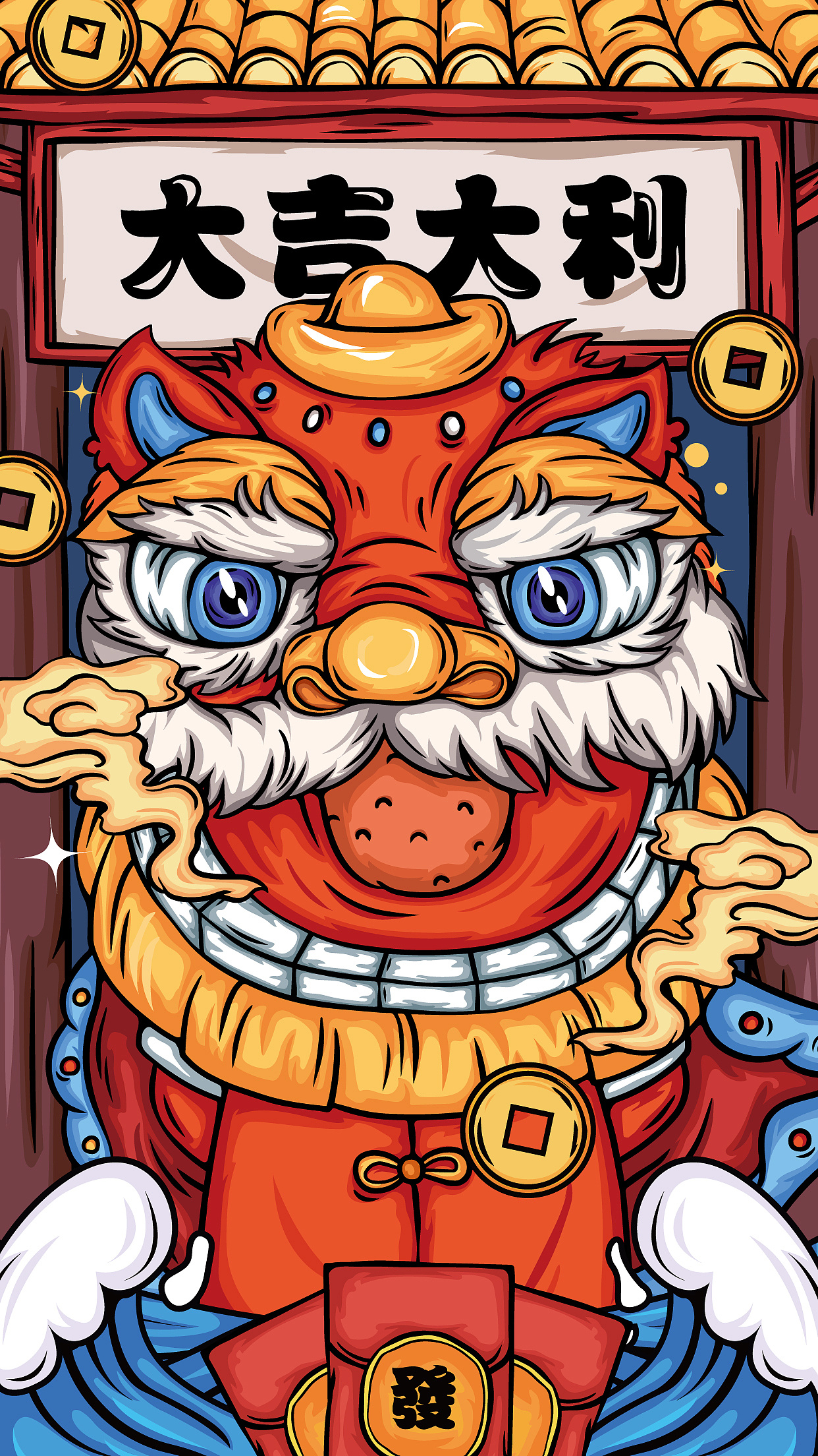 牛年插图|插画|插画习作|一五得五 - 原创作品 - 站酷 (zcool)