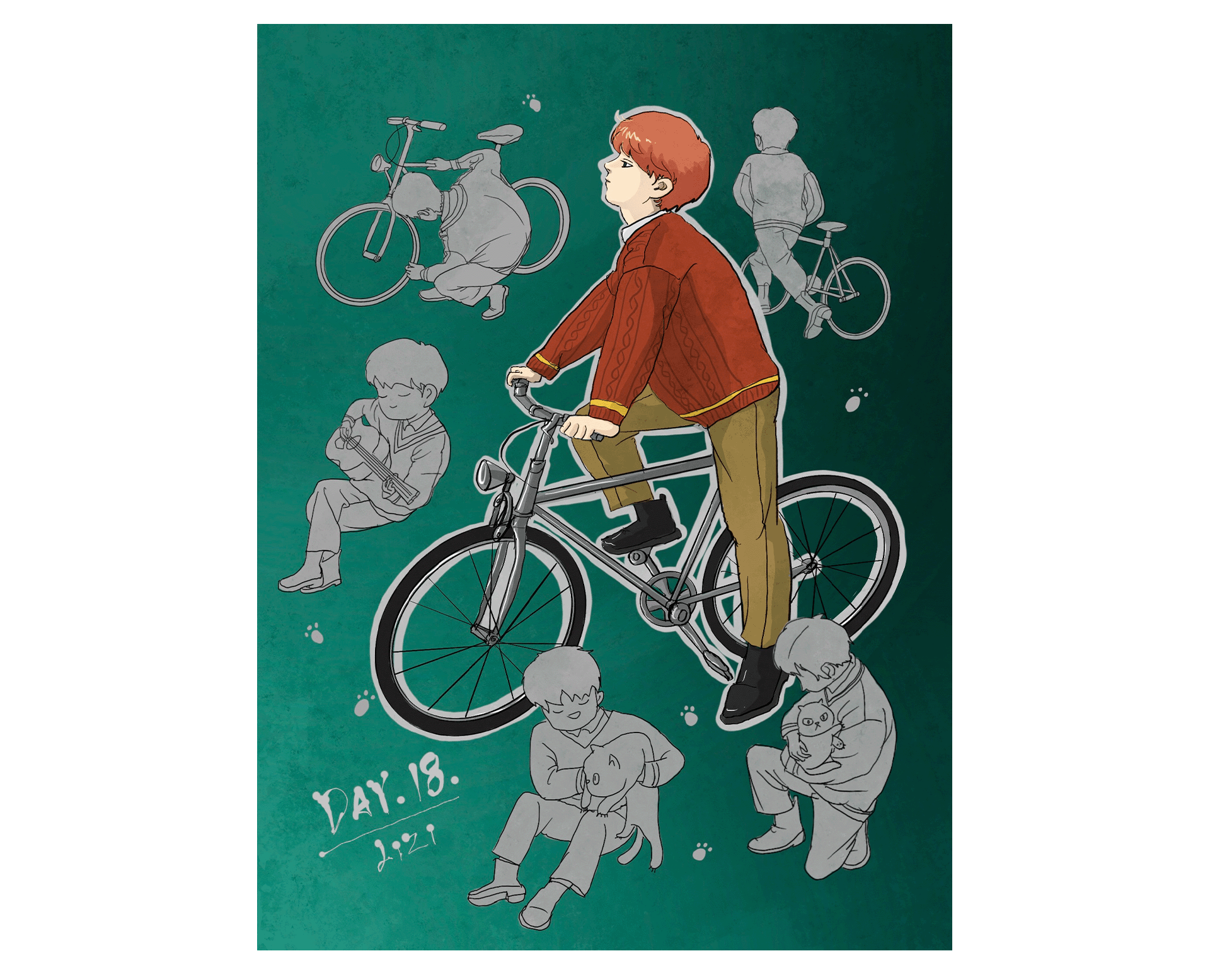 速写60天挑战赛（11-20天）（图ZMjgyMTQyNjI0） - 创作习作 - 站酷设计师栗子wlmxdt原创素材 - 站酷ZCOOL