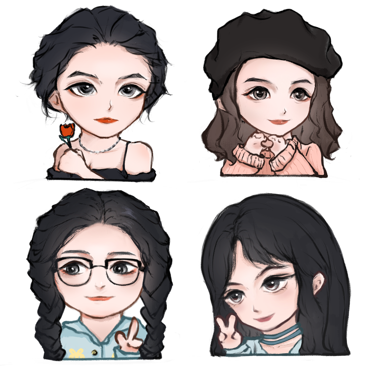 Q版人像练习合集