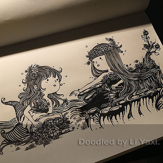 随花轻想.（图ZNTk2NDM2ODA=） - 其他 - 站酷设计师桃子Degas原创素材 - 站酷ZCOOL