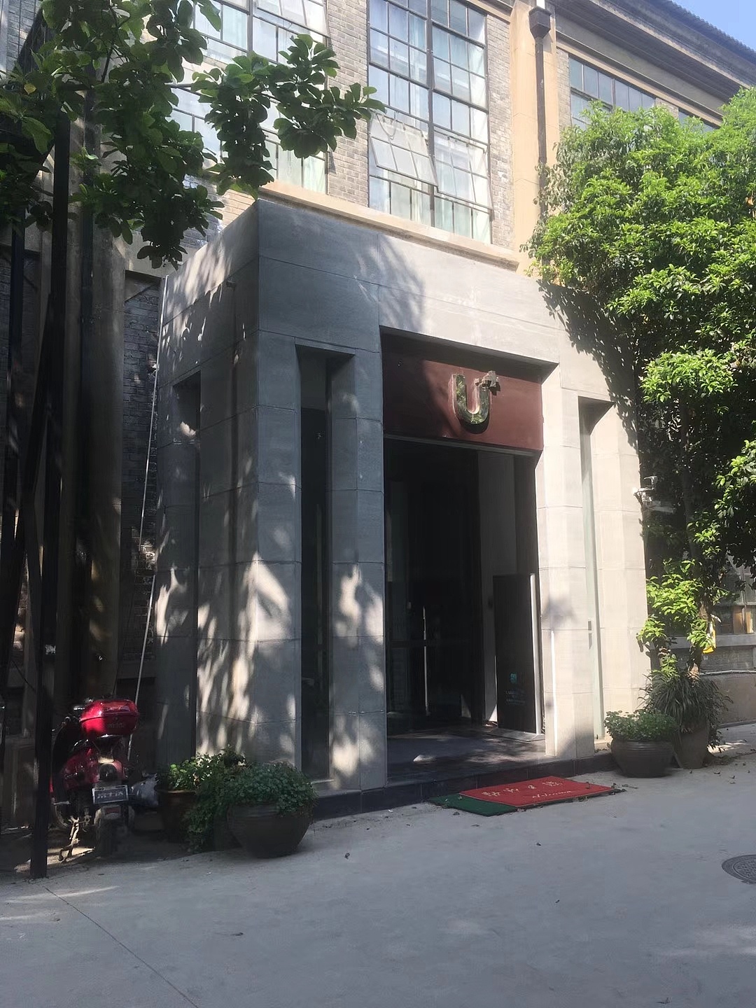 门头工业风水泥板装饰水泥板案例