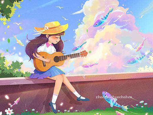 商业封面插画
