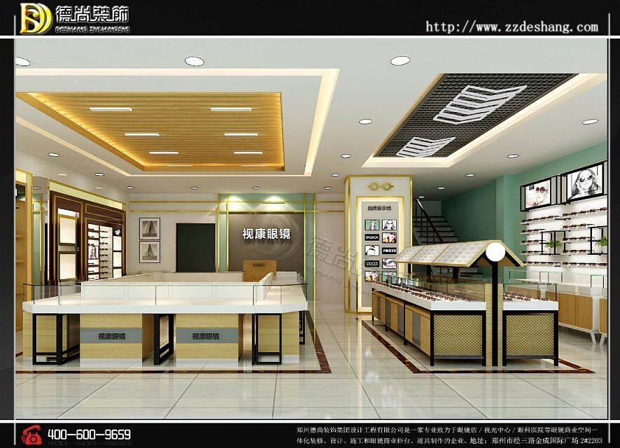展柜快时尚眼镜店