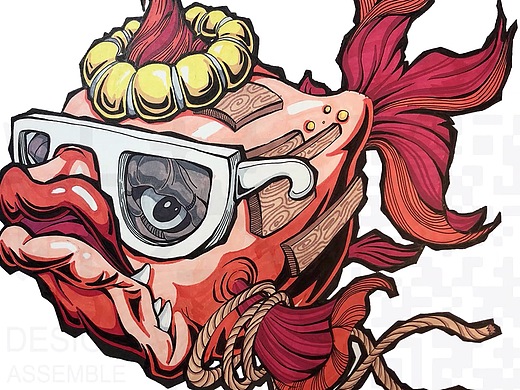 冬日印象#装饰画#鲁迅美术学院装饰画#考研设计|纯艺术|绘画|shejihui