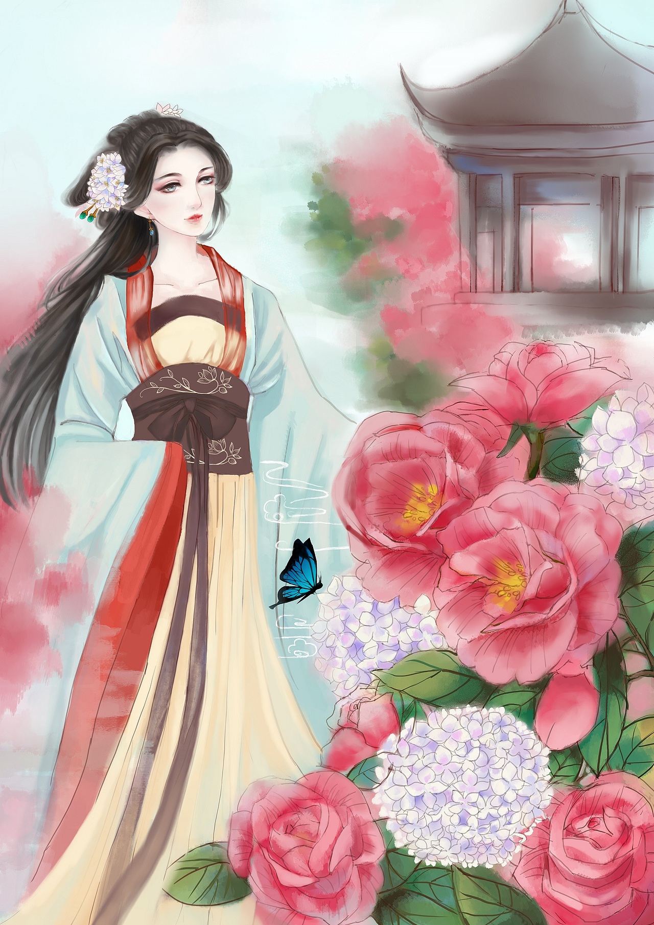 望阁（图ZNzE2MjUwODQ=） - 商业插画 - 站酷设计师果茶君原创素材 - 站酷ZCOOL