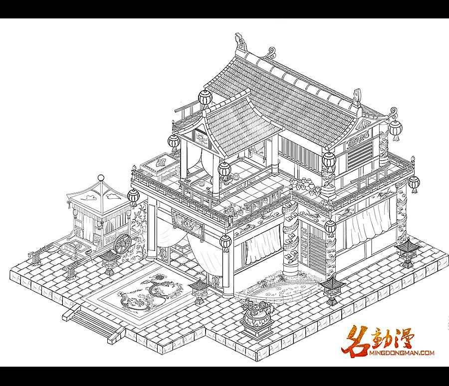 原画插画游戏动漫场景原画角色原画绘画