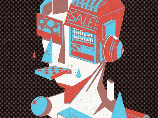 混杂雕像 名片作业