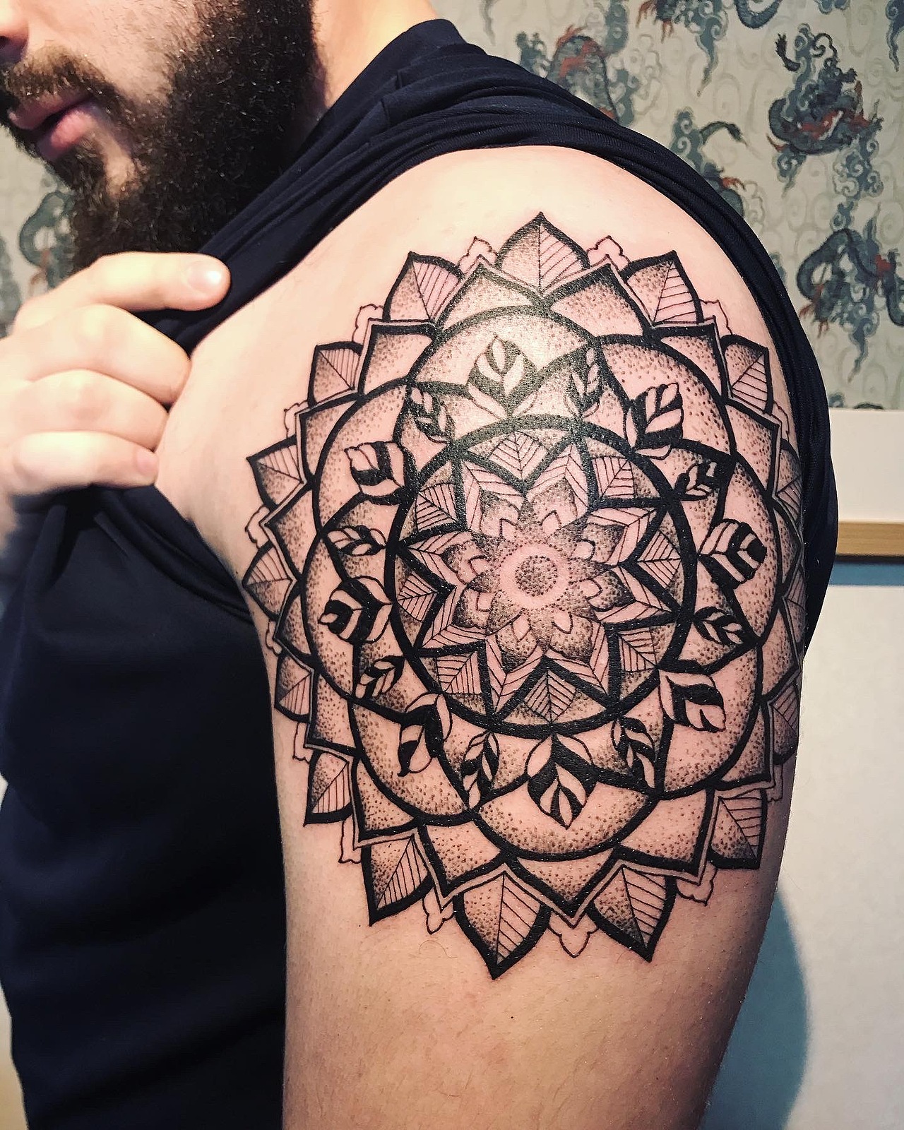 美丽的曼陀罗_纹身师chen-站酷zcool