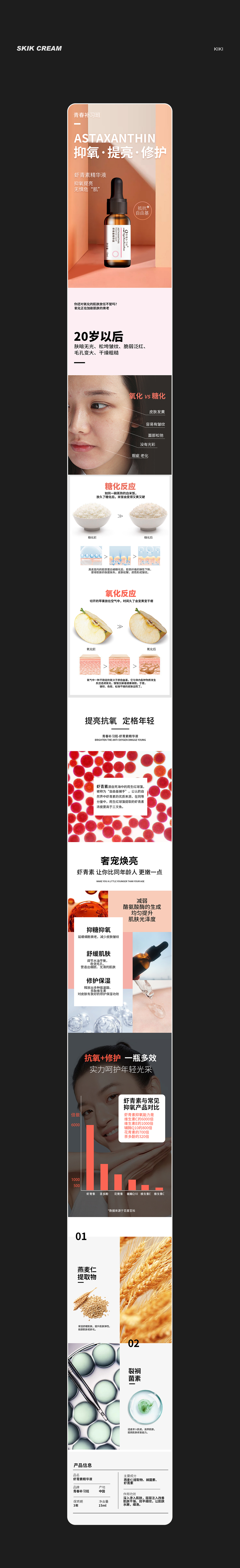 精华液X2 --电商页面/护肤美妆类目