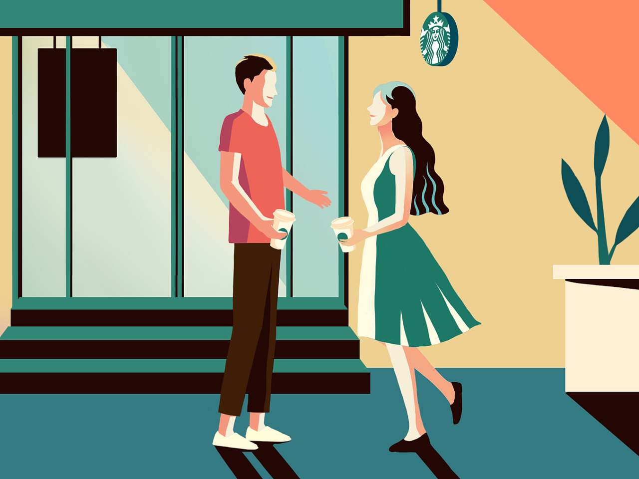 星巴克七夕朋友圈廣告（圖ZMTAwMzUyMDYw） - 門戶網(wǎng)站 - 站酷設計師共同概念創(chuàng)意聯(lián)盟原創(chuàng)素材 - 站酷ZCOOL
