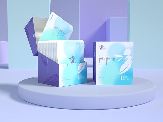 卫生巾品牌包装形象设计